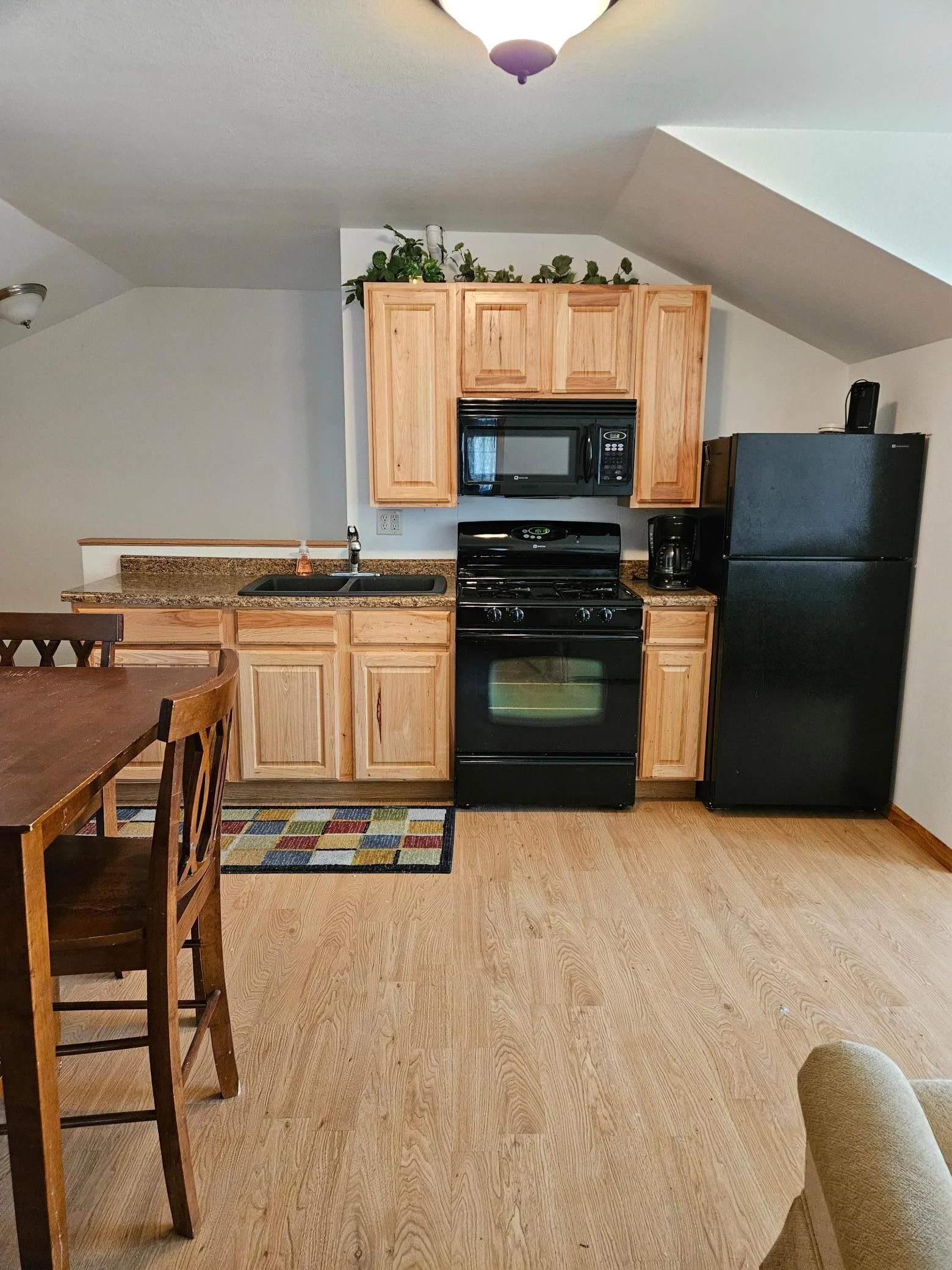 upper level kitchenette