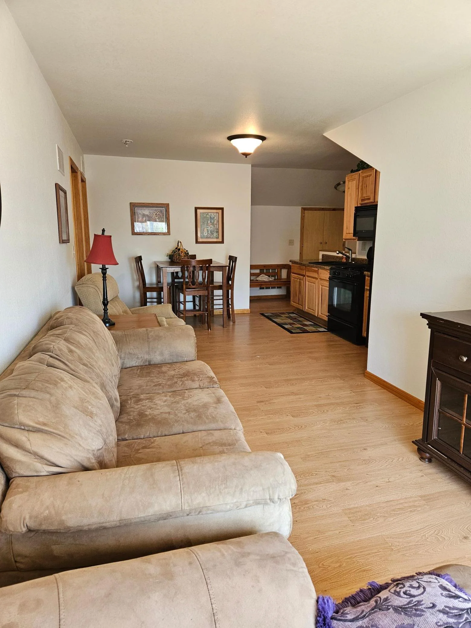 upper level living area