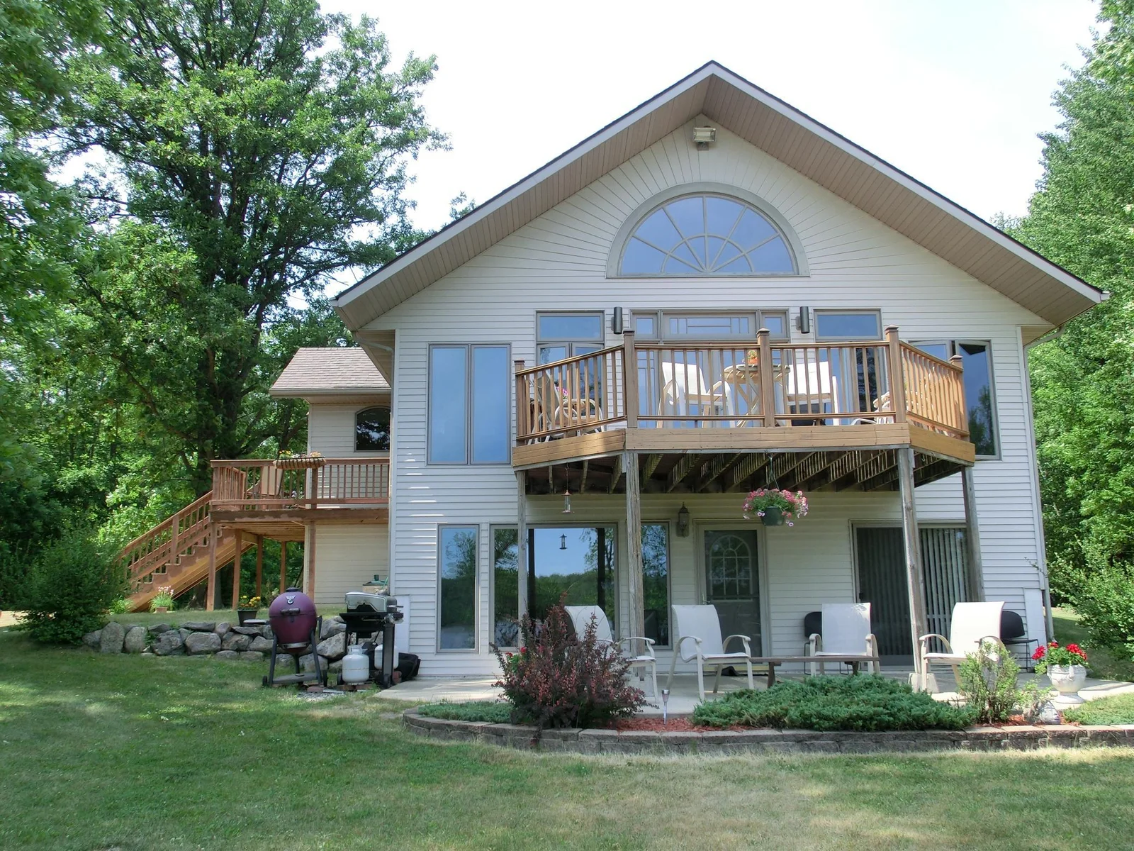lake side of home