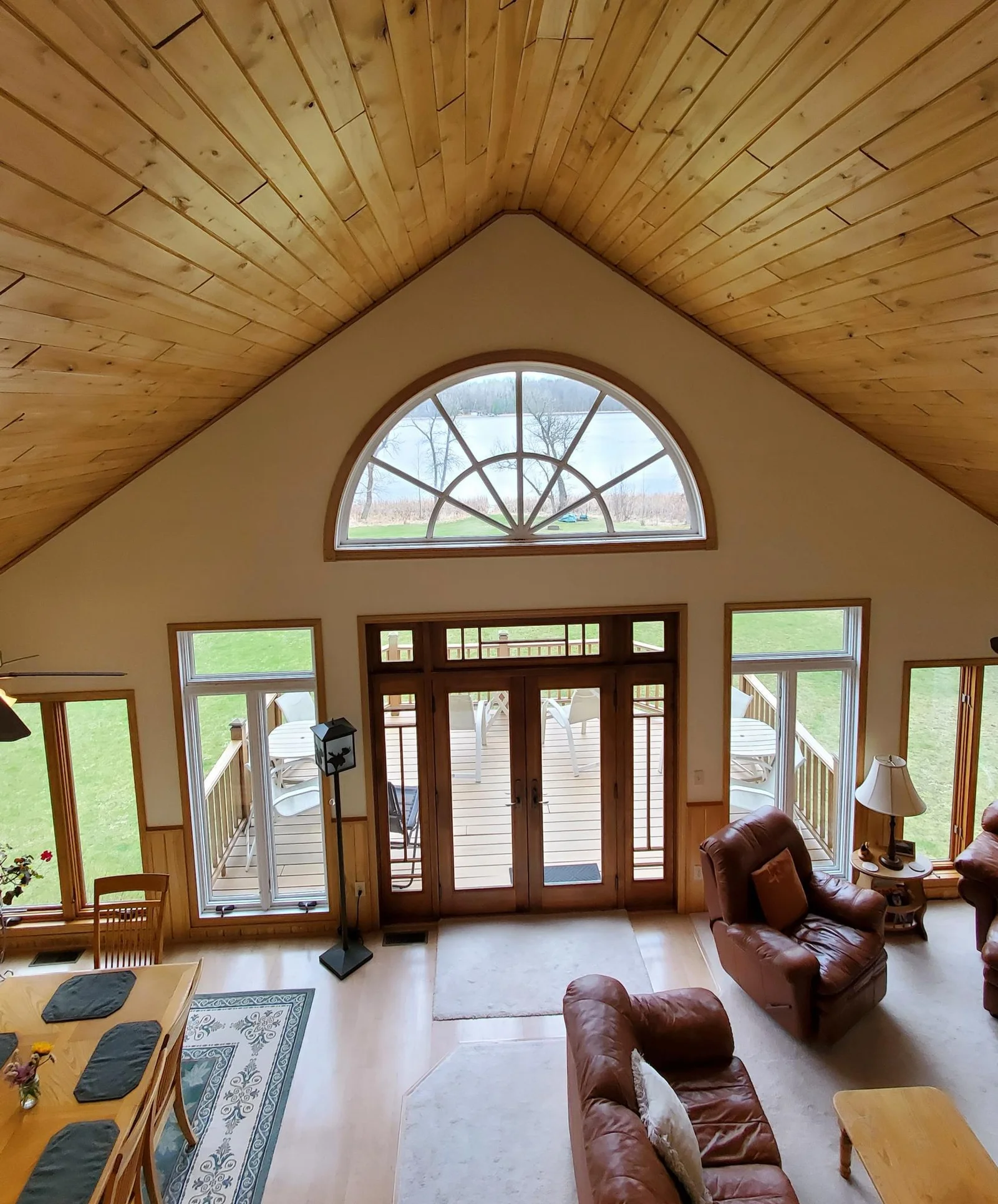 view from loft