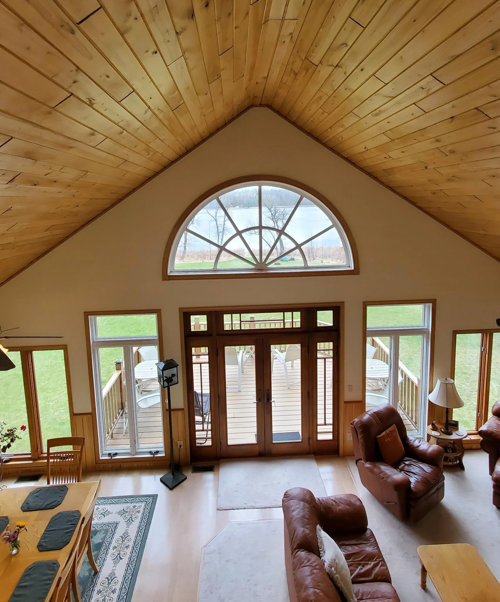view from loft