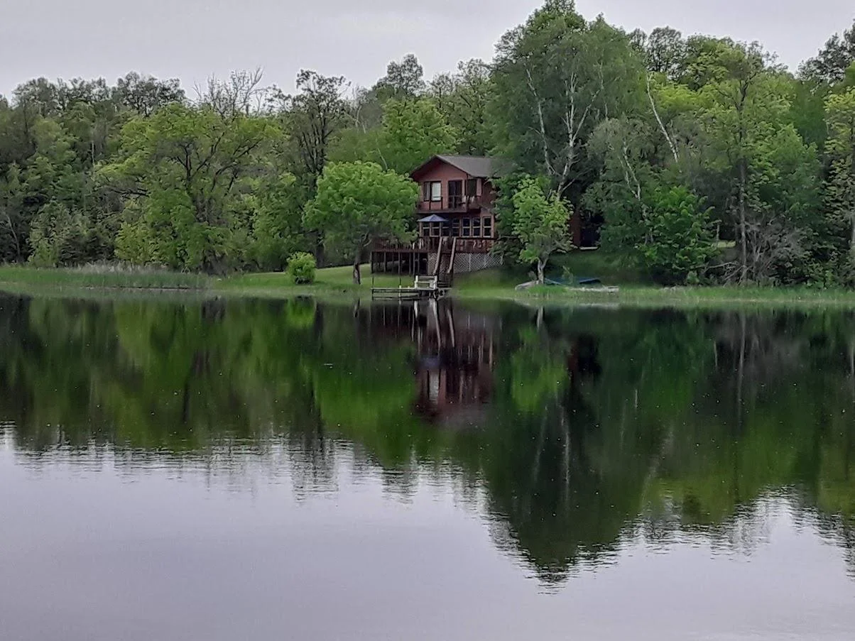 view from the lake