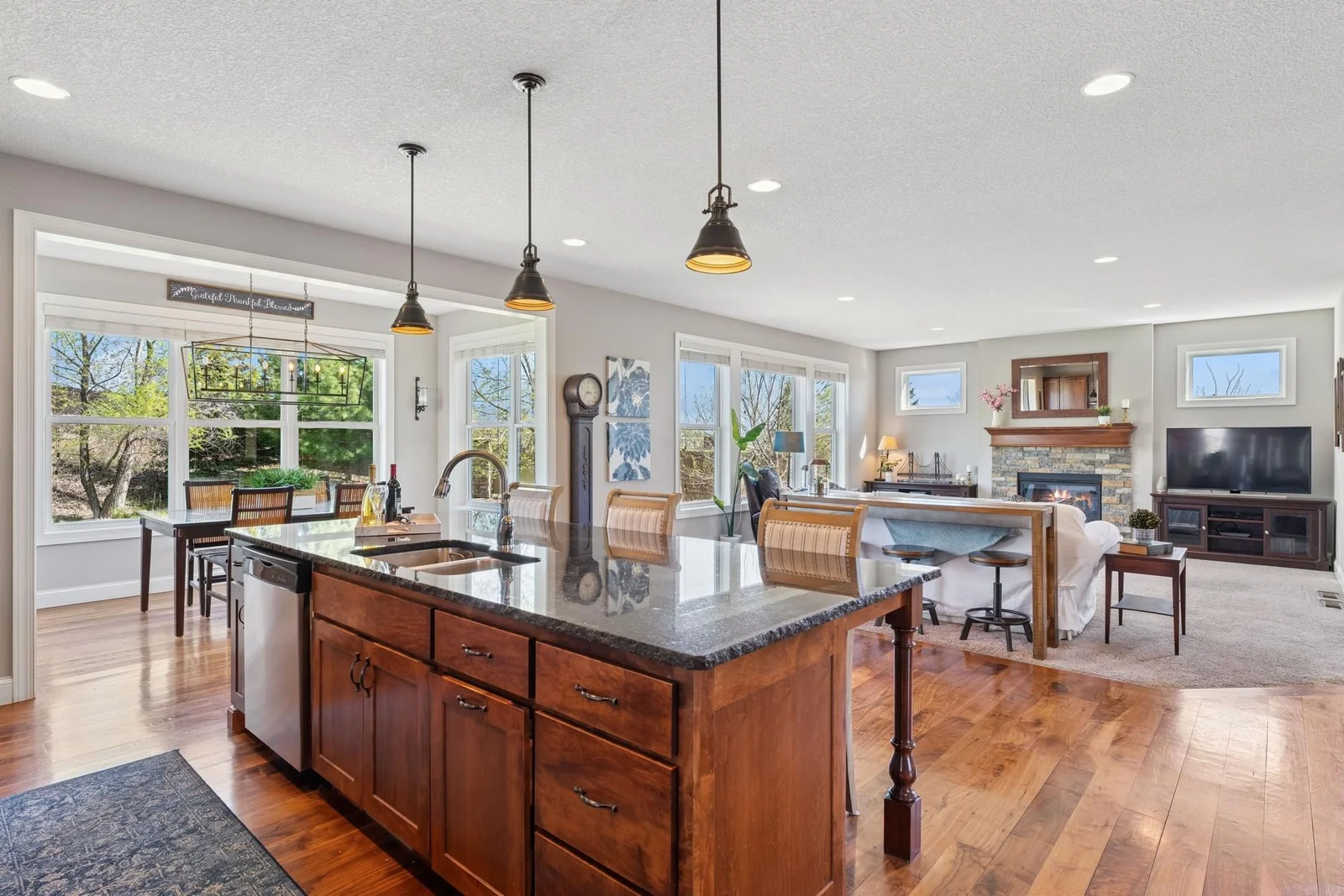 Look at these windows! What do you notice? One thing you should notice is that there are no other homes behind this home.