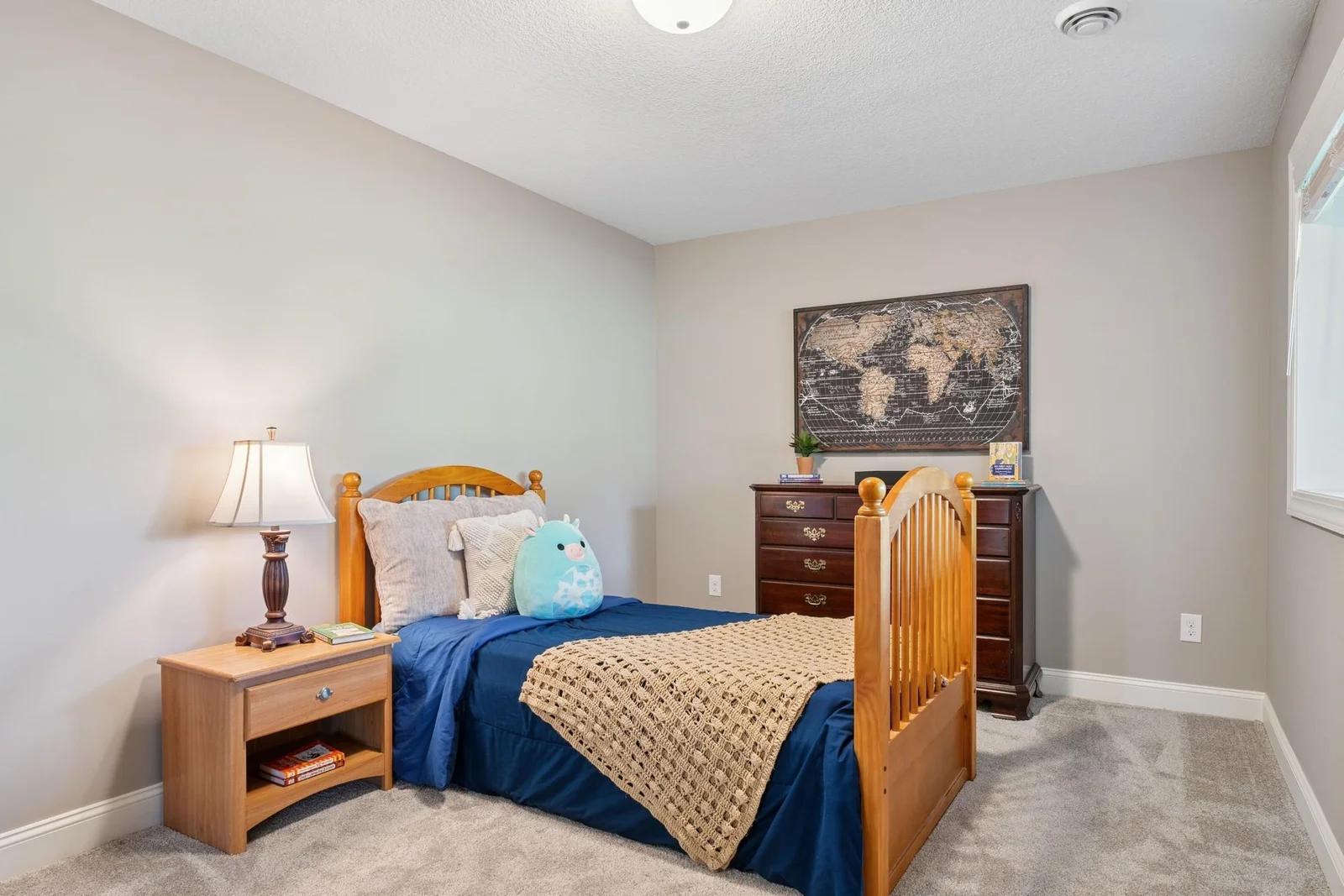 Bedroom #5 has a walk-in closet.