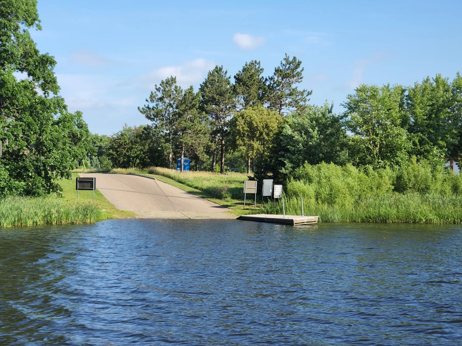 Not too far away, at the Anoka County Fairgrounds, is a public boat launch.