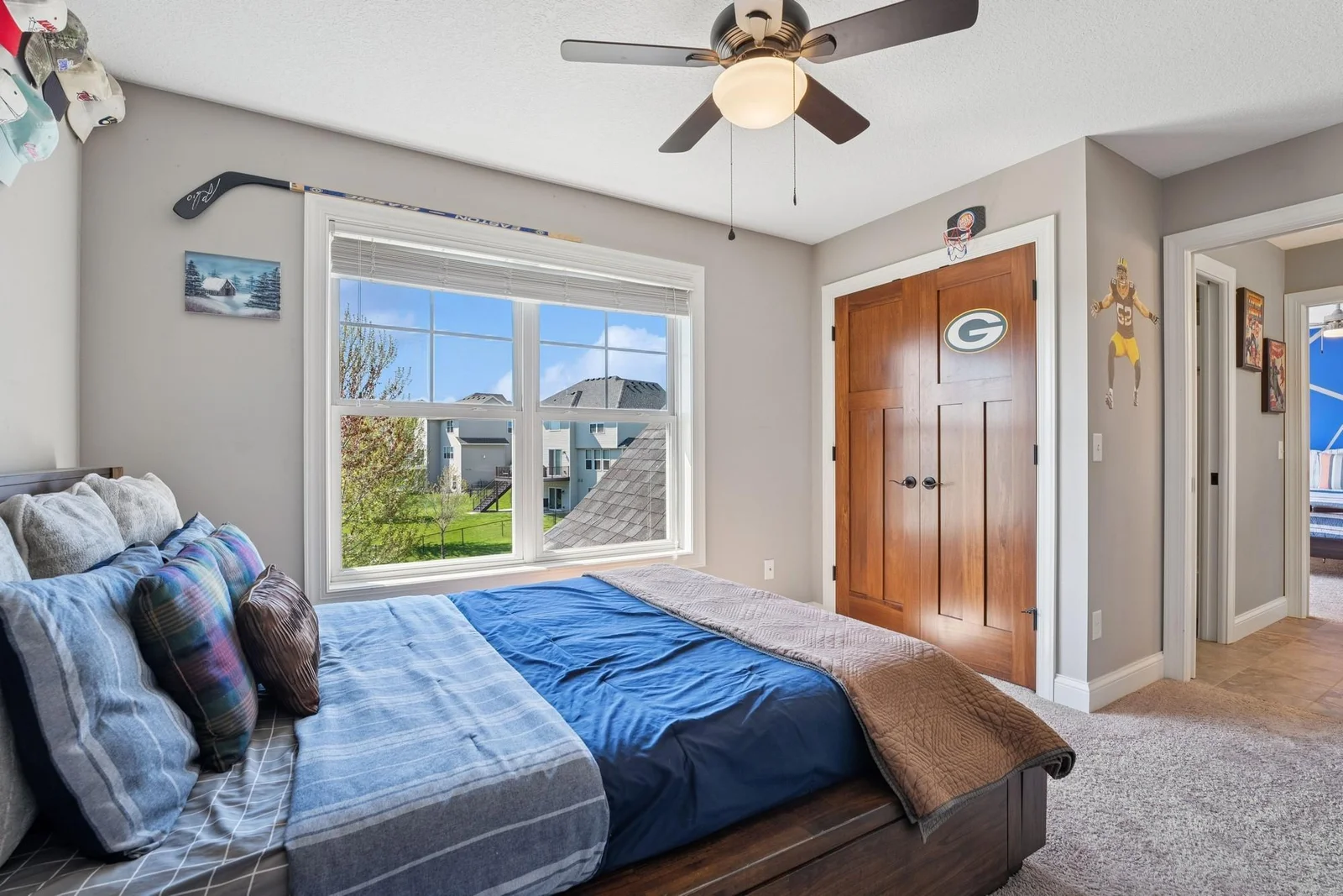 From here you can see the connecting to the Jack & Jill bath and the other bedroom.