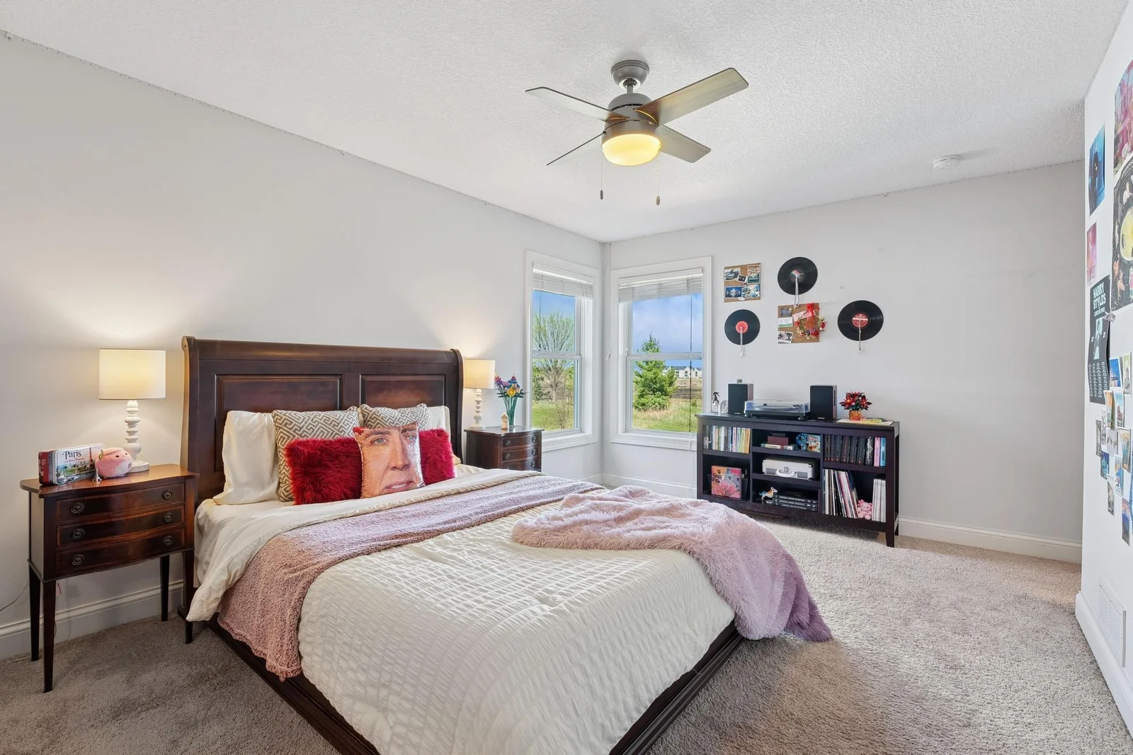 This bedroom is huge, and is referred to as a junior suite or a princess suite.