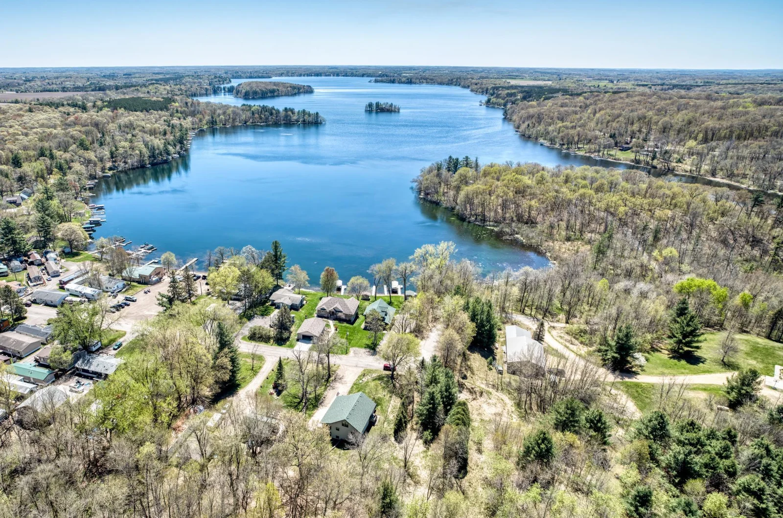 Deeded access to one of the area's most popular recreational lakes - Lake Wapogasset.