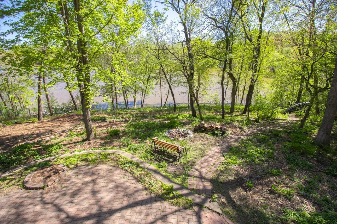 Beautiful paver patio and fire pit.  Lots of spots for a peaceful private moment.