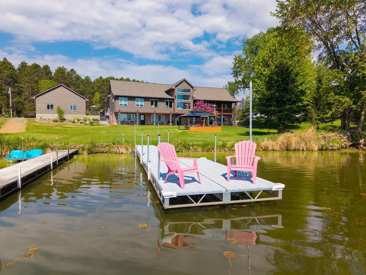Custom designed butterfly sanctuary awaits you along your lake shore