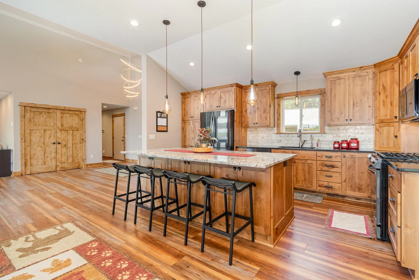 Open main floor is perfect for entertaining