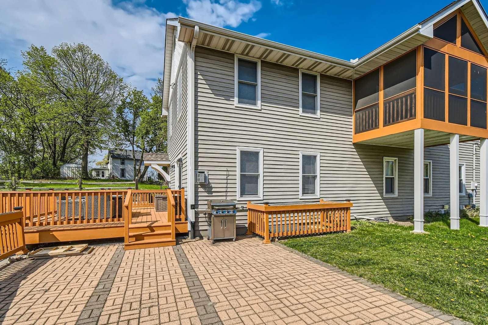 Patio and deck