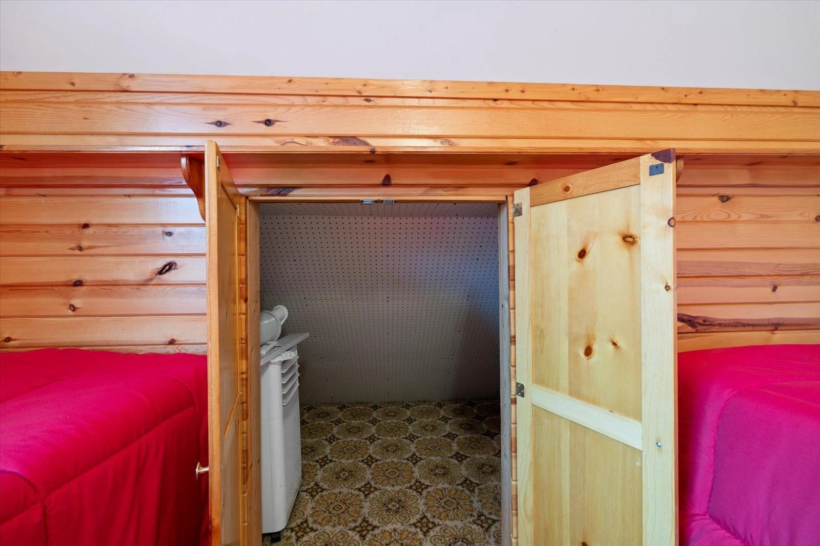 Knee wall Storage Upstairs