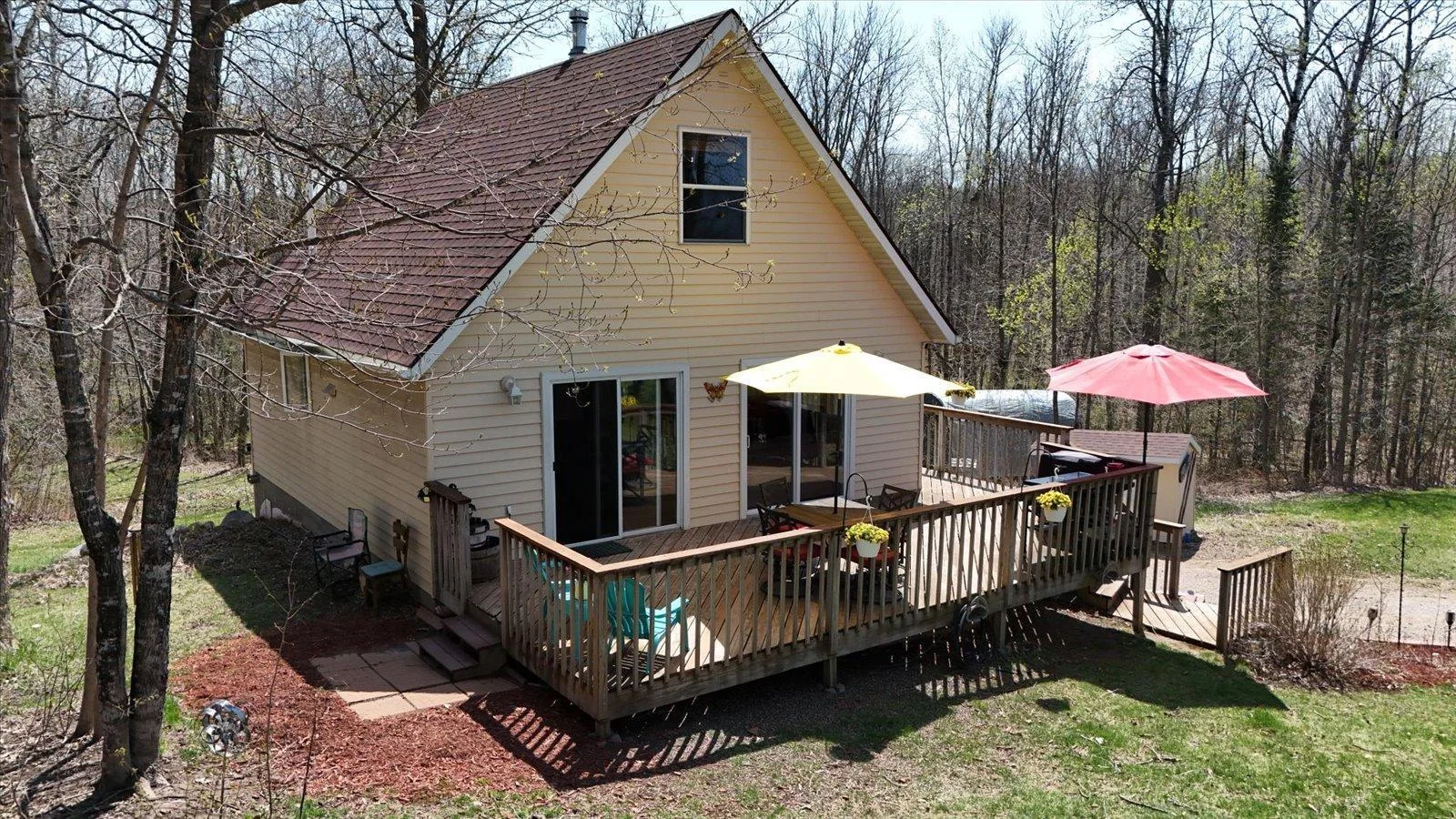 Big wrap around deck!