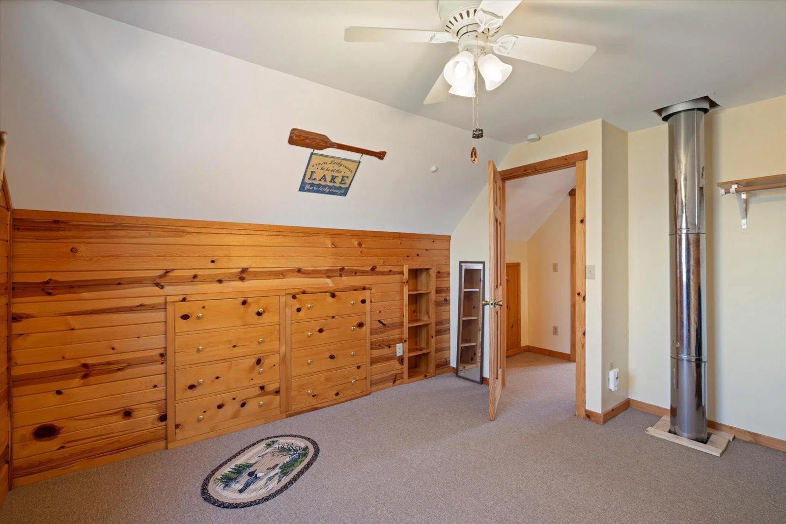 Upstairs Bedroom 2 with built ins