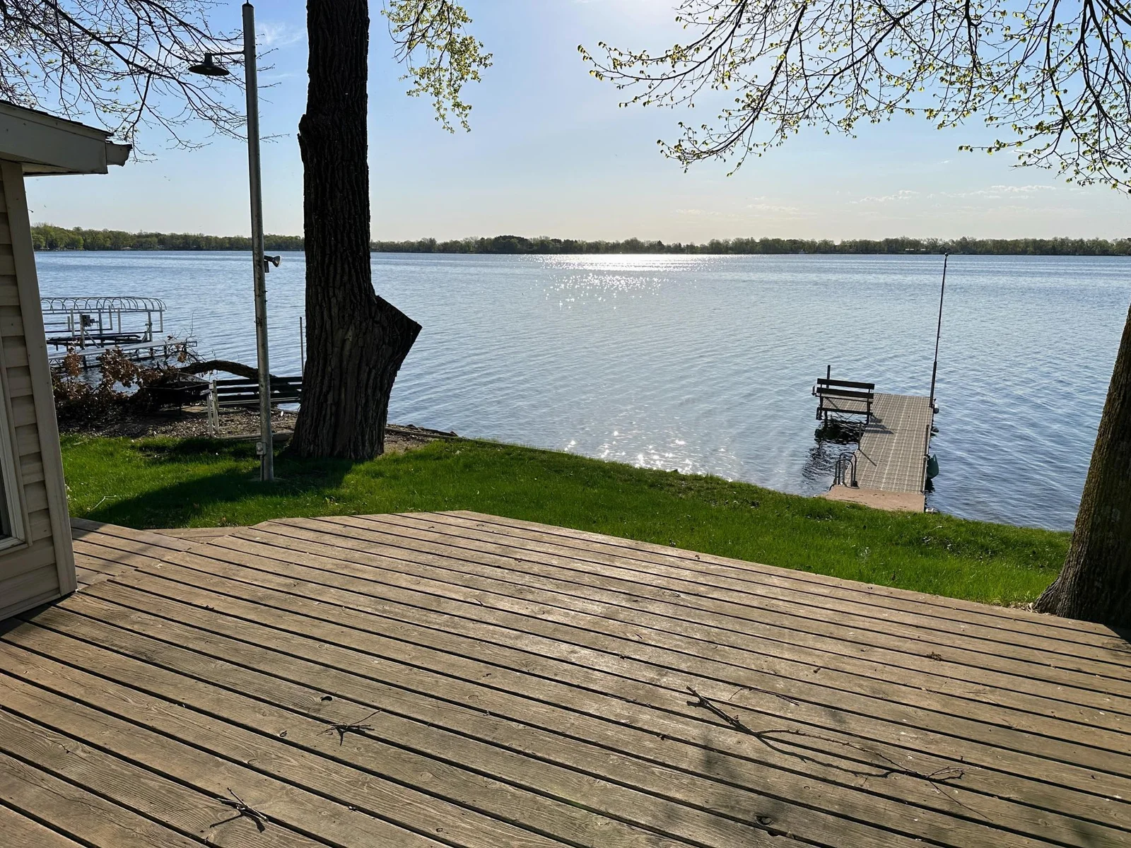 View from deck