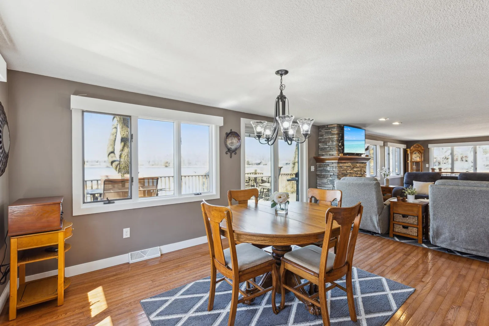 Lake views from almost every room