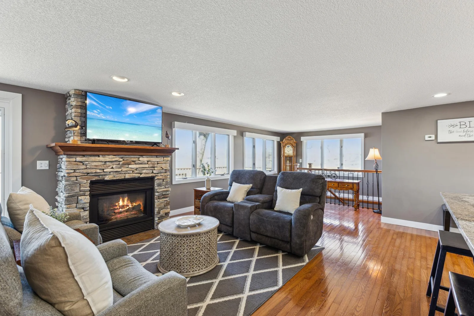 Solid hardwood floors