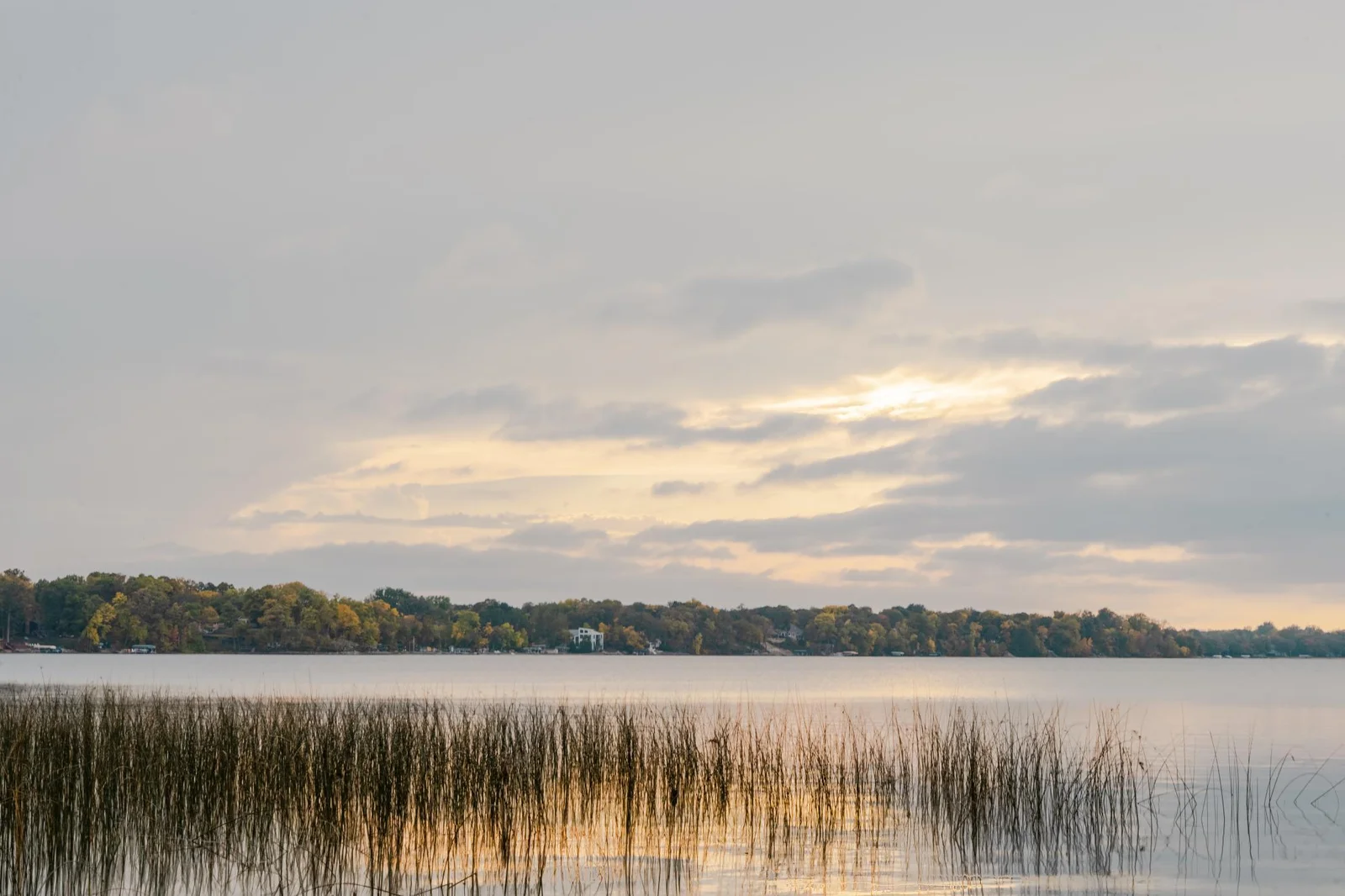 View of Lake Le Homme Dieu
