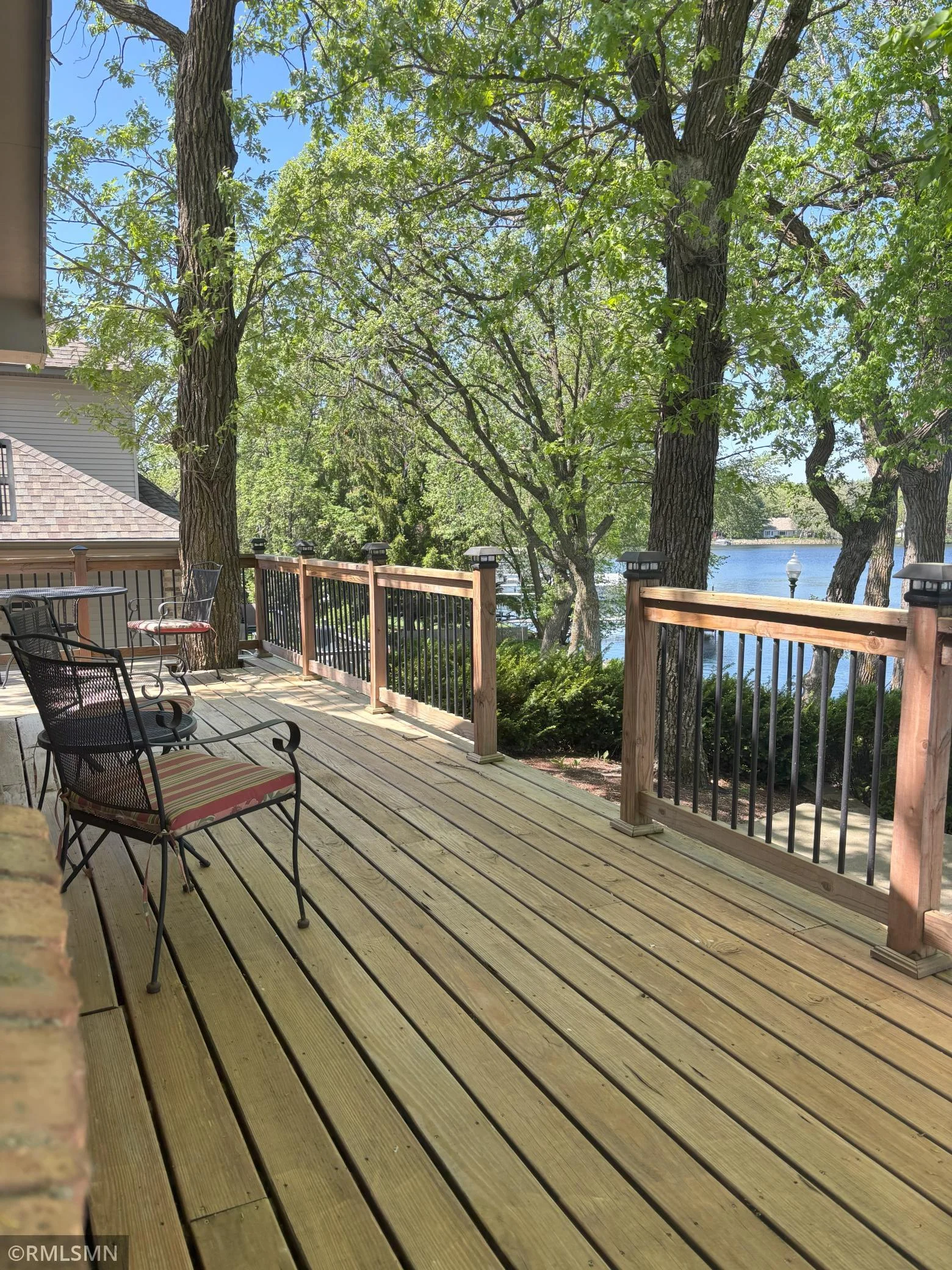 Enjoy coffee in the mornings on any part of the deck!