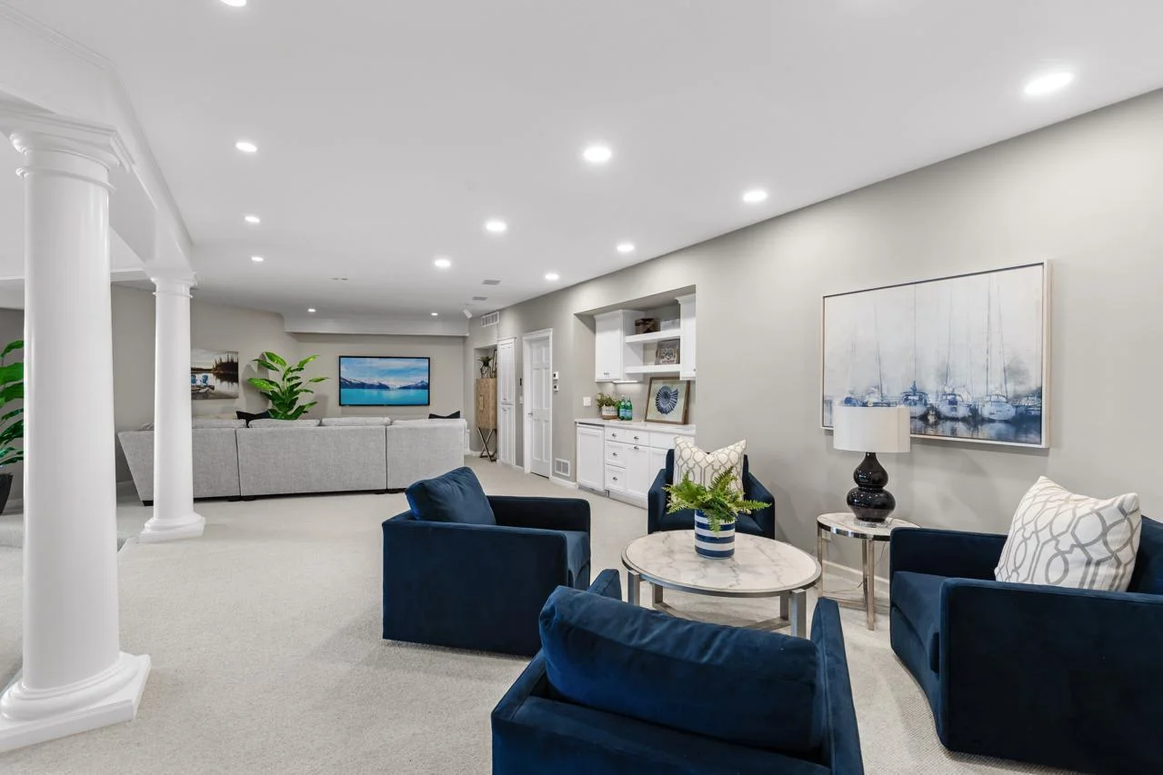 Media Room + Wet Bar