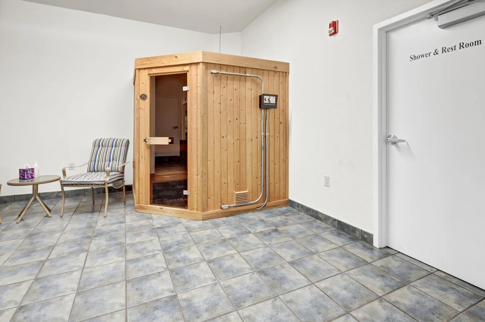 Sauna - common area