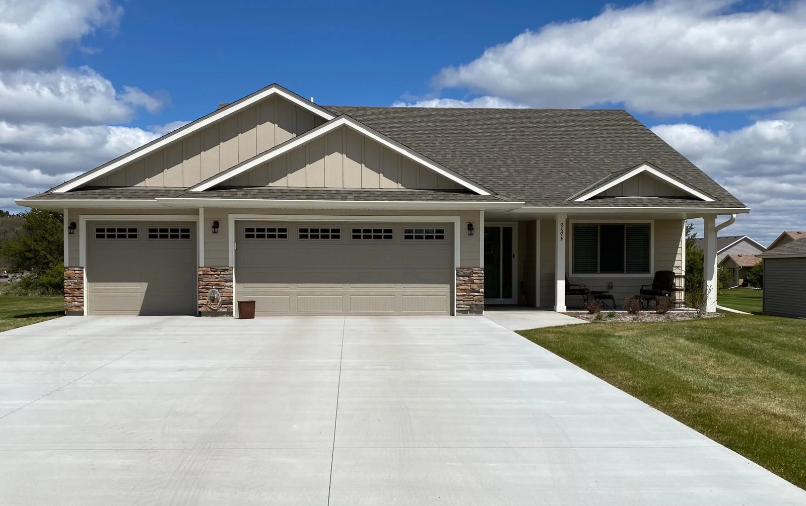 Shown with 3rd stall garage option