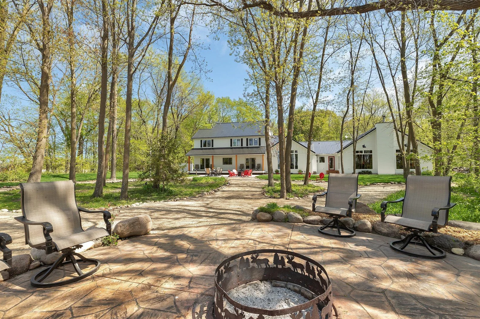 View of the Home from the Lakeside Patio