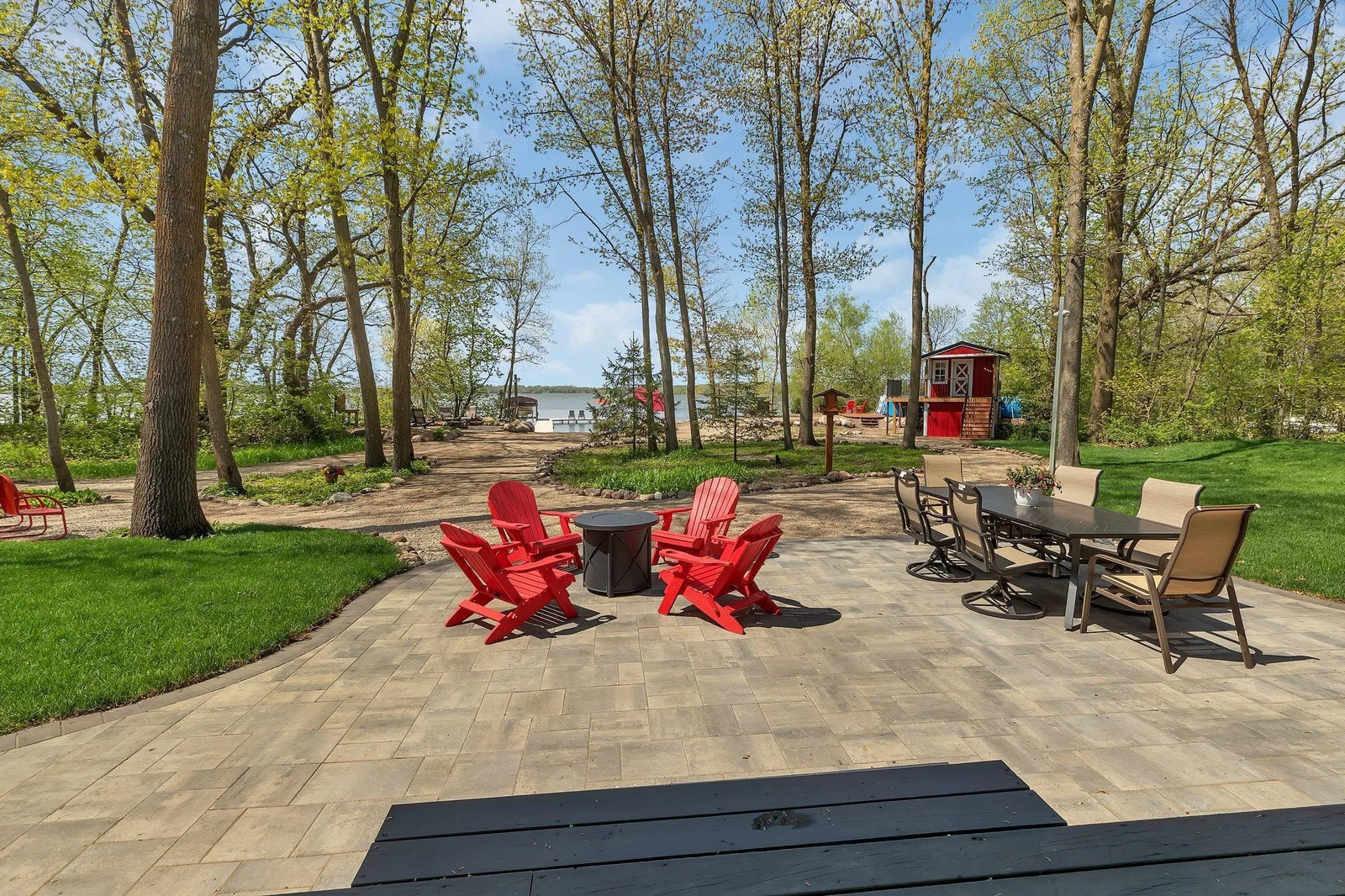 Gathering areas abound on this property!