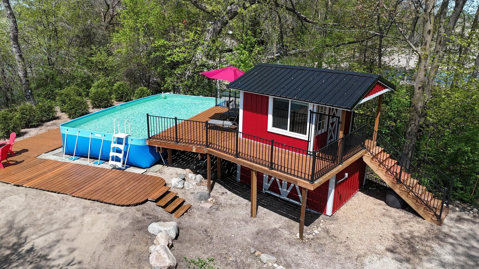 Pool House and Pool