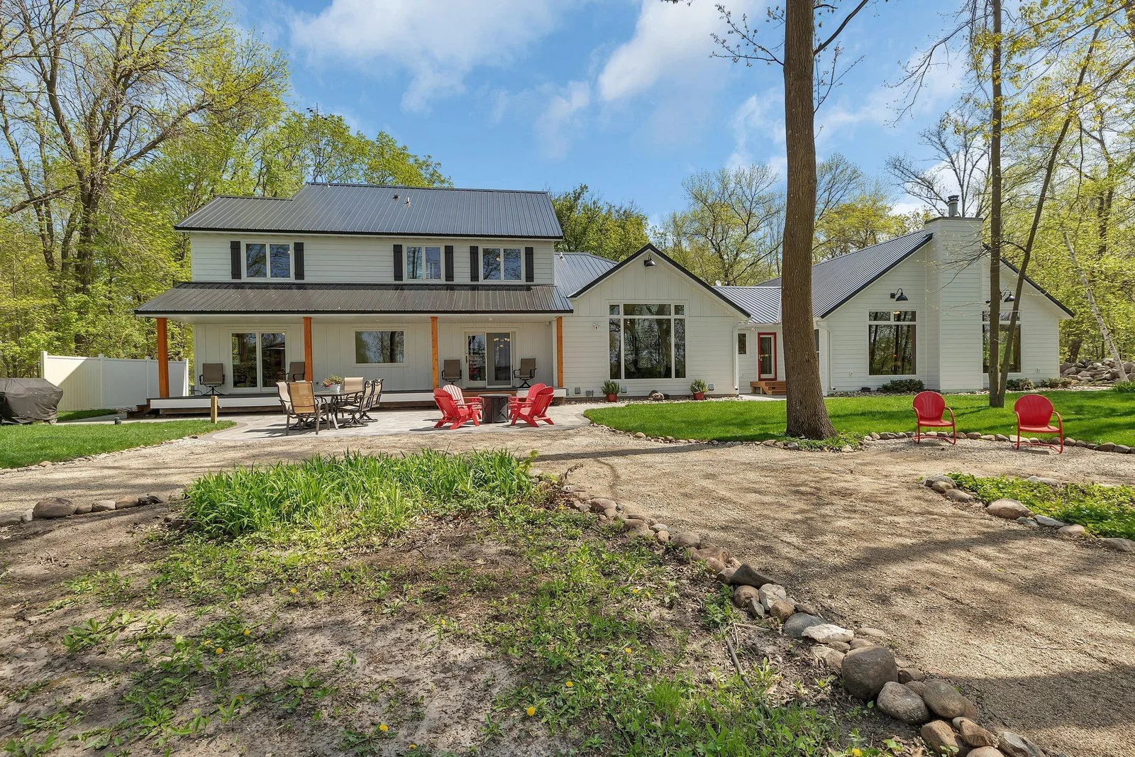 Lake Side Exterior of Home