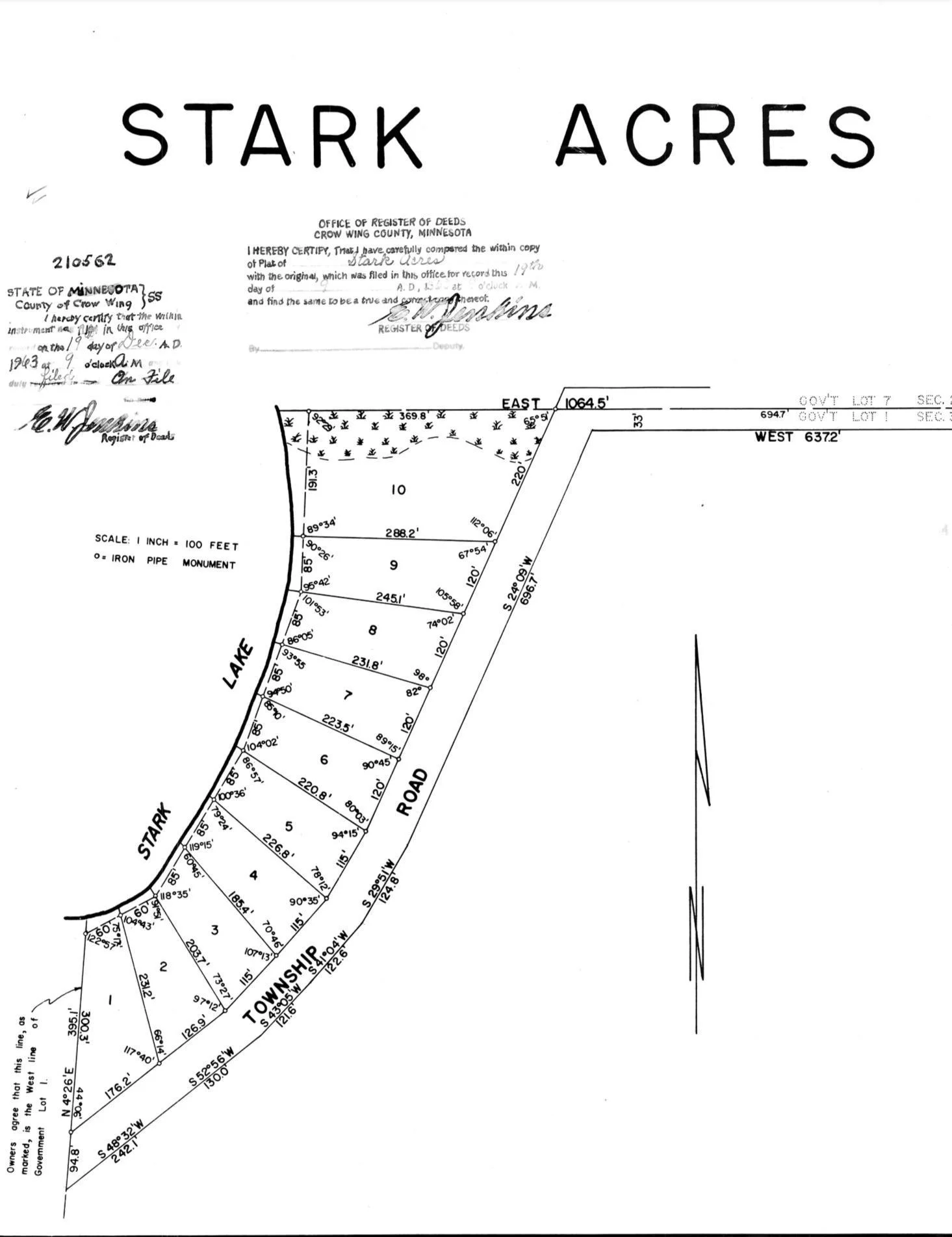 STARK ACRES, LOT 1.