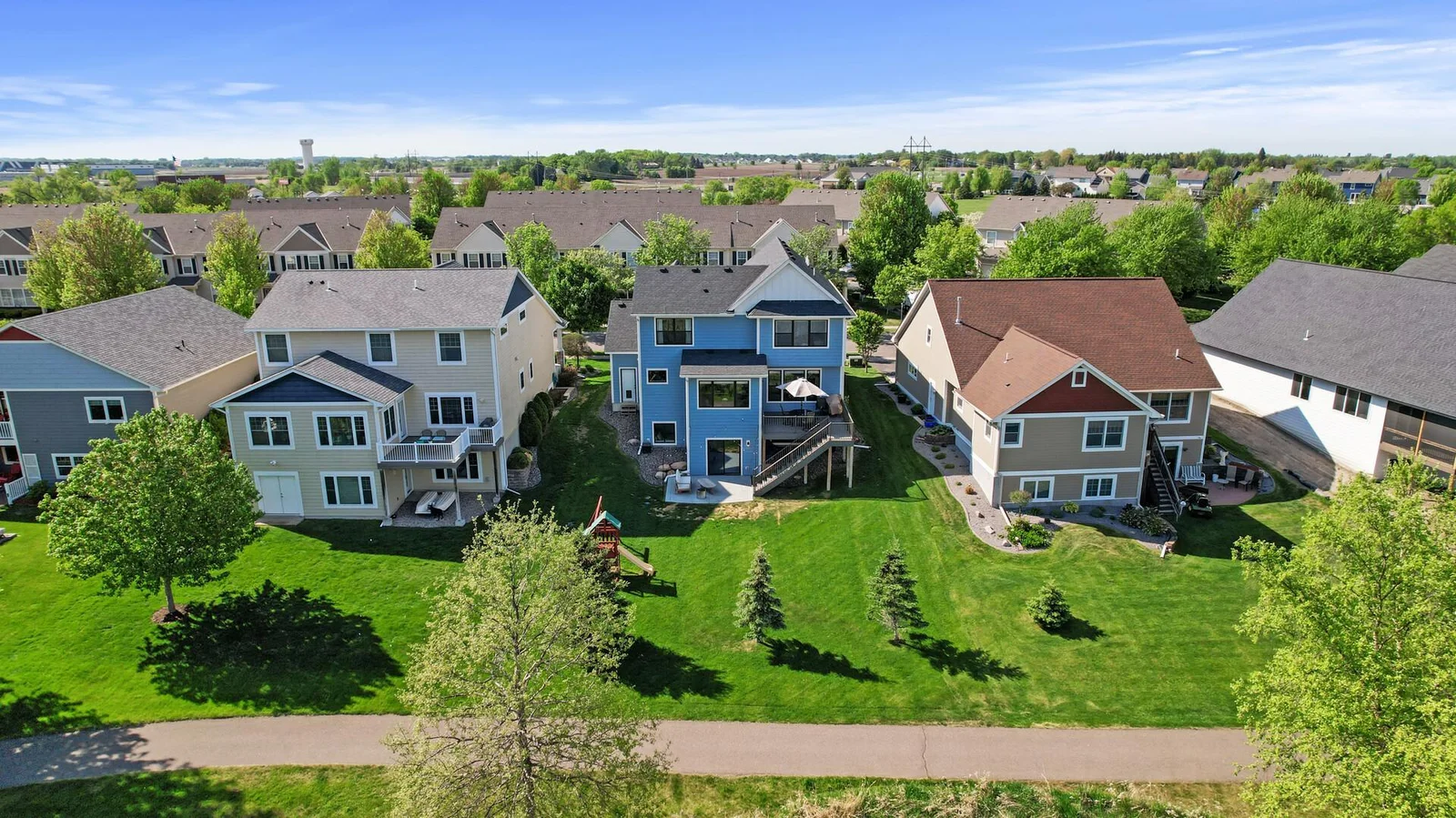 This home stands out with all the outdoor amenities.
