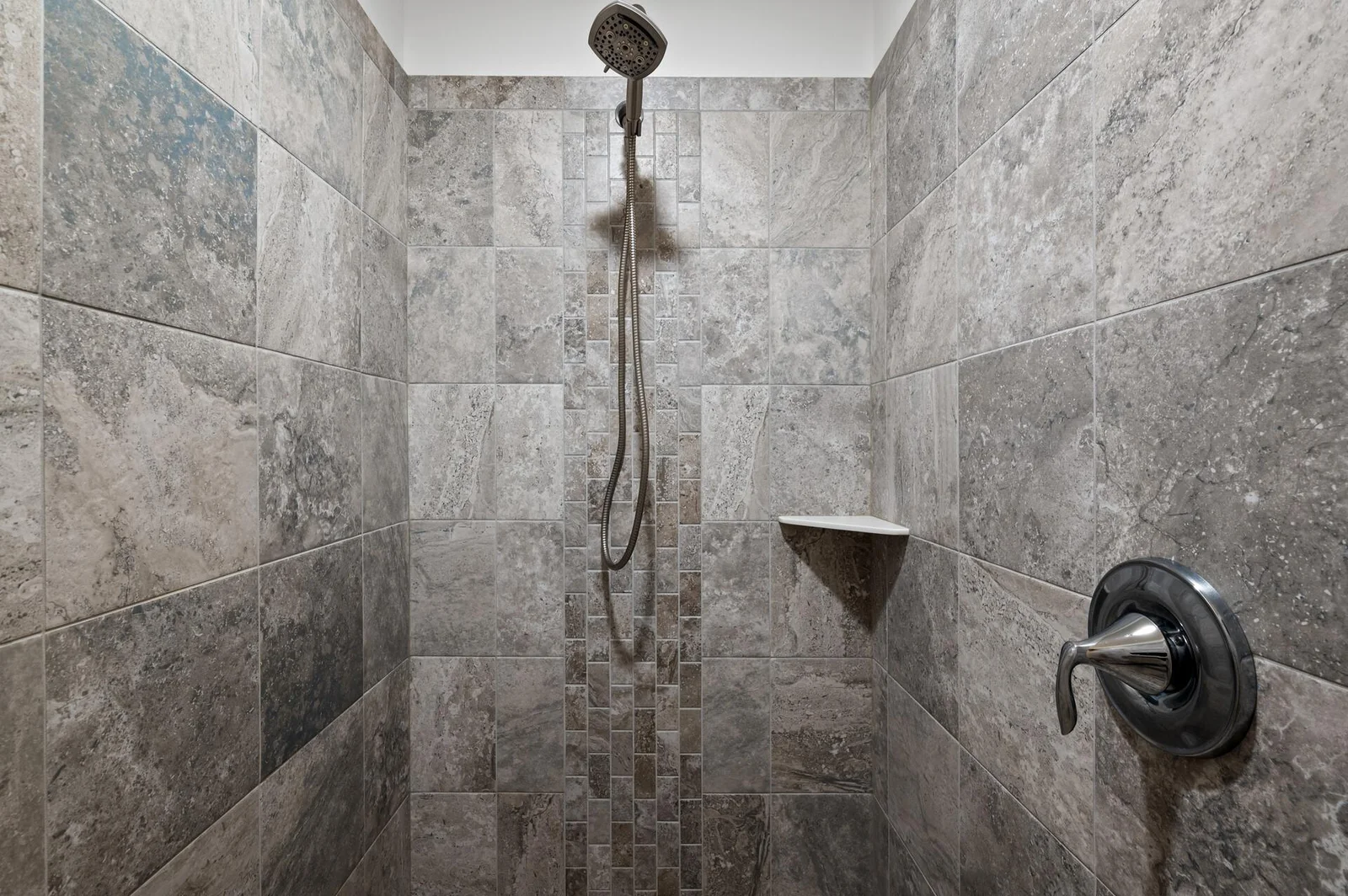 Primary walk-in shower