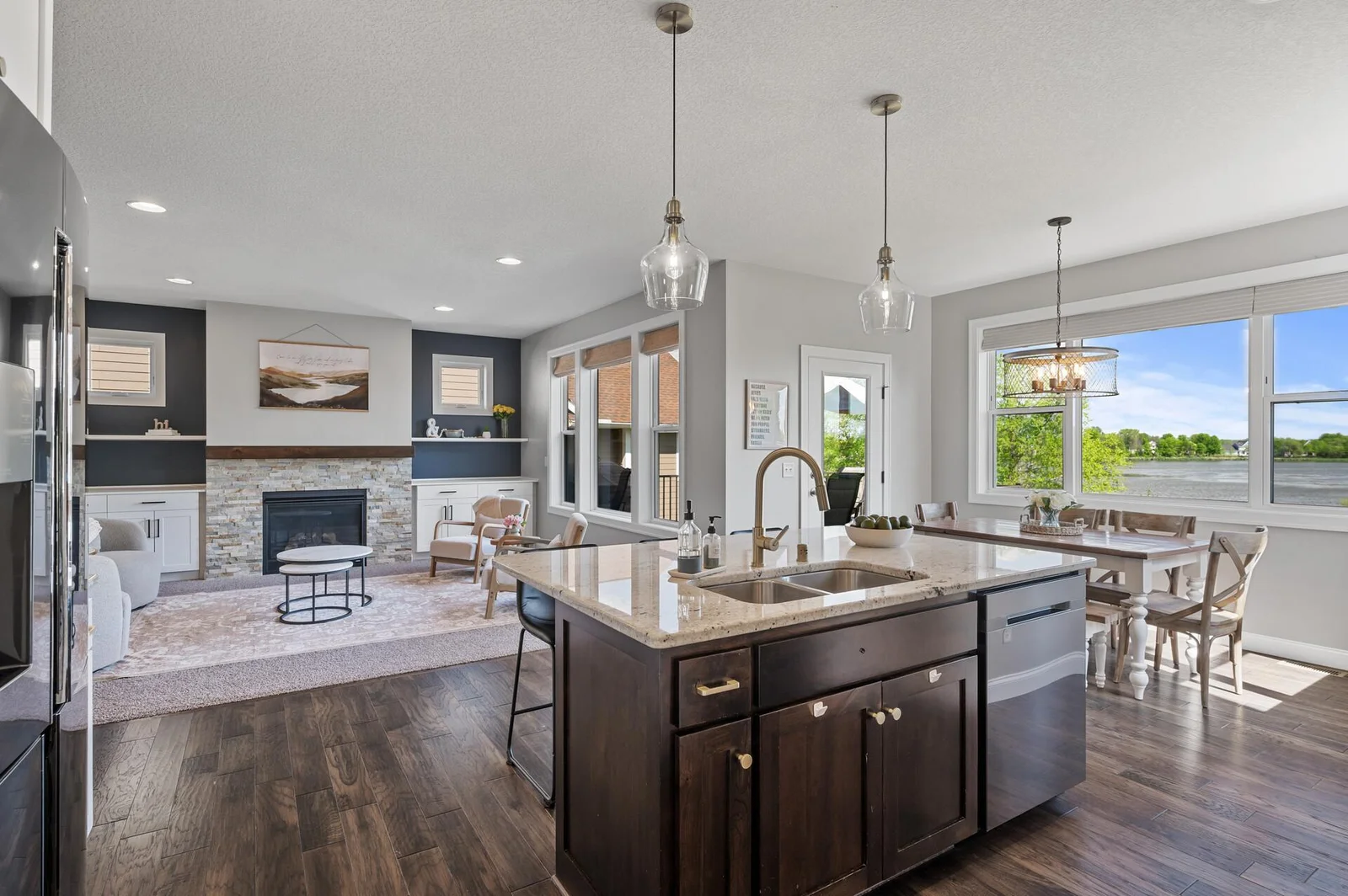 Living | Kitchen | Dining - so many gathering spaces.