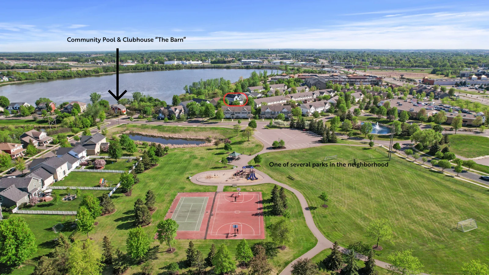 This home has wonderful proximity to the community pool and clubhouse.