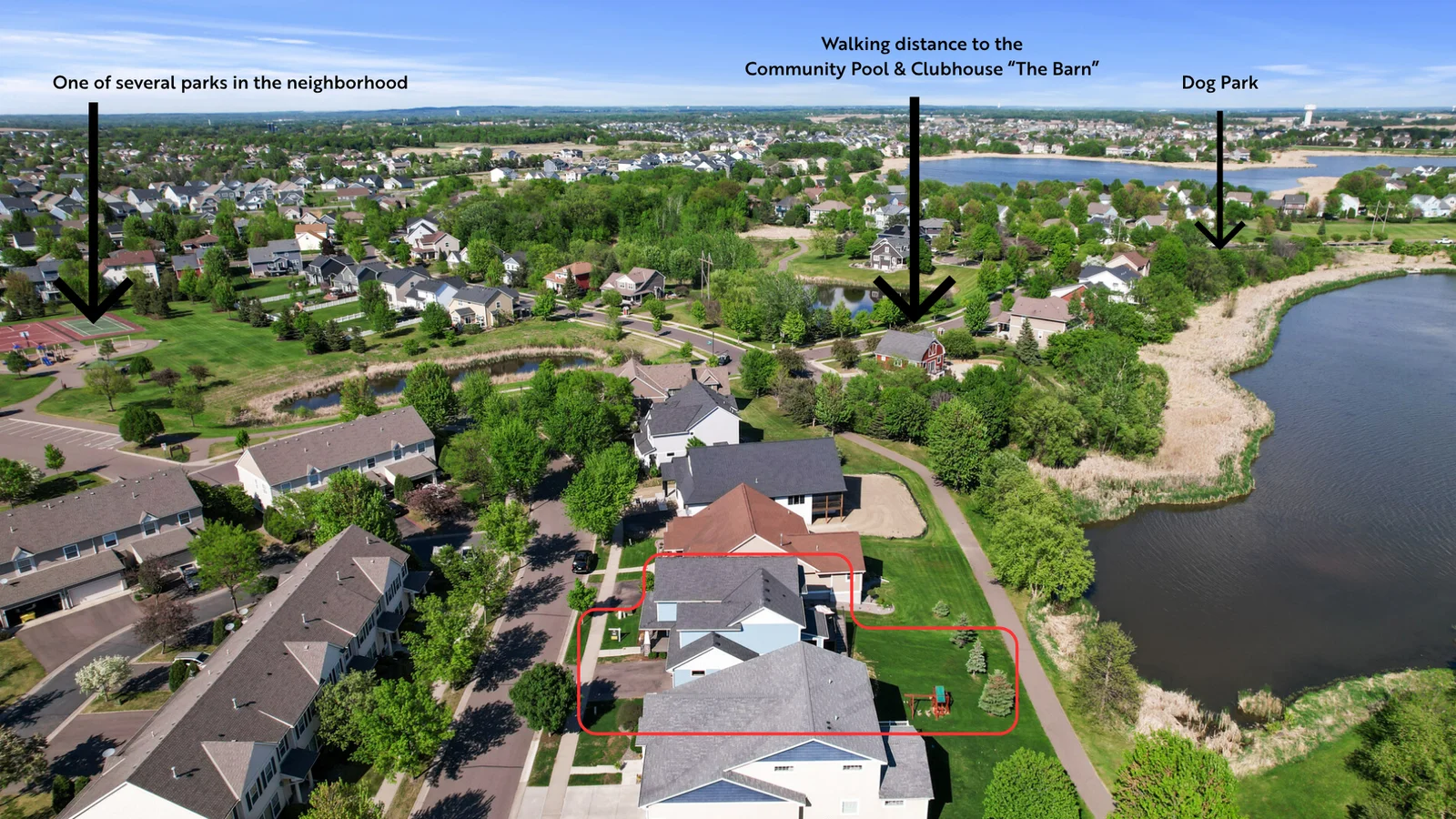 This home has wonderful proximity to the community pool and clubhouse and multiple playgrounds.