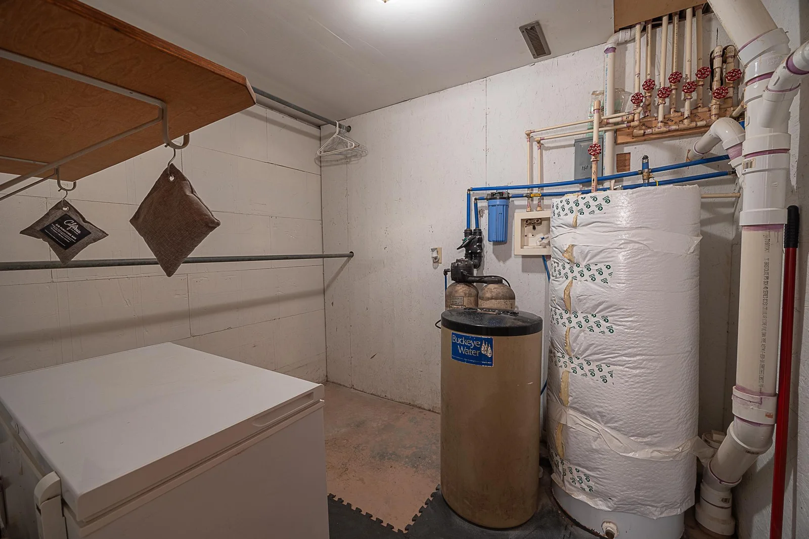 Utility room in lower level.