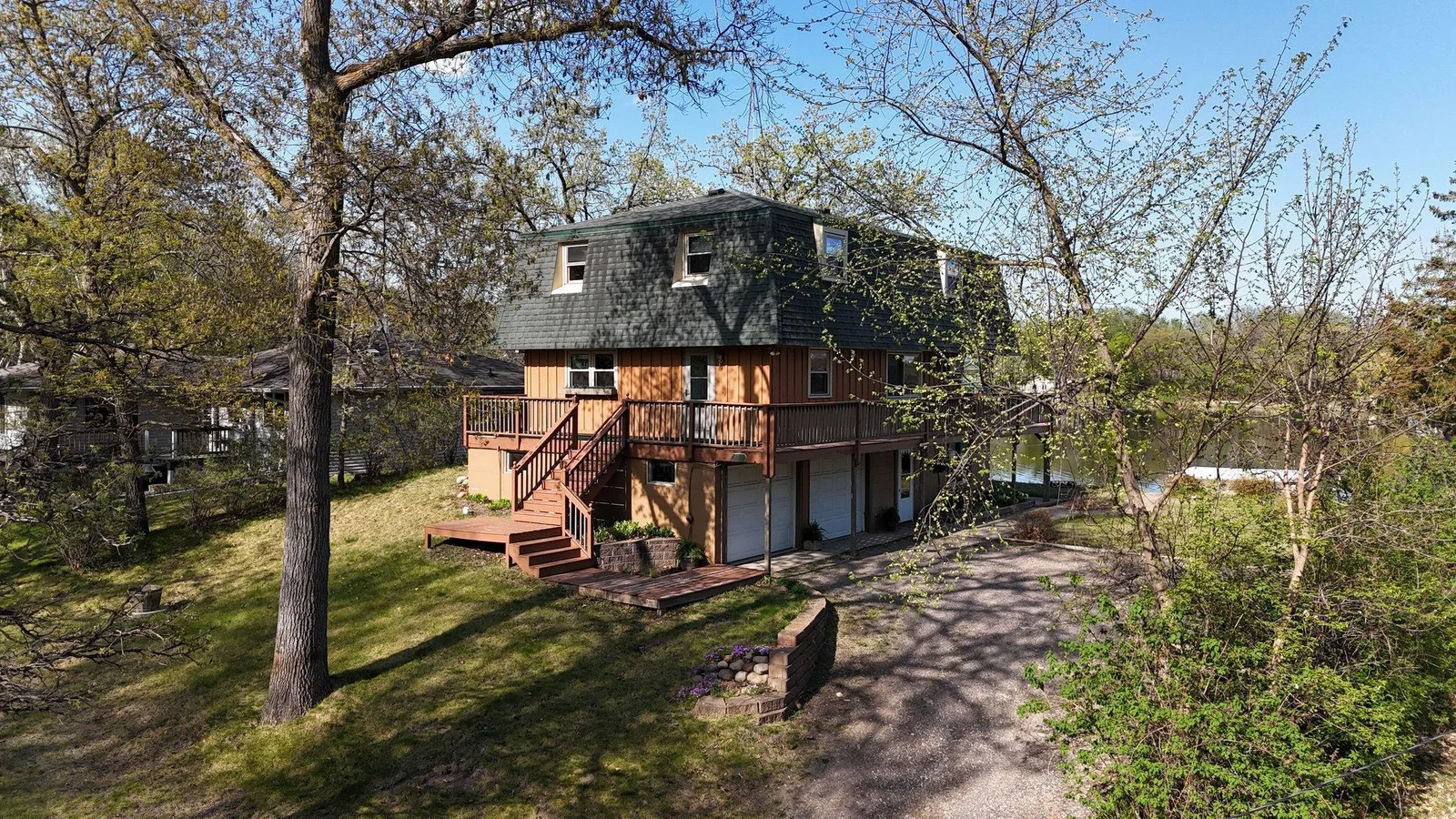 Behind home