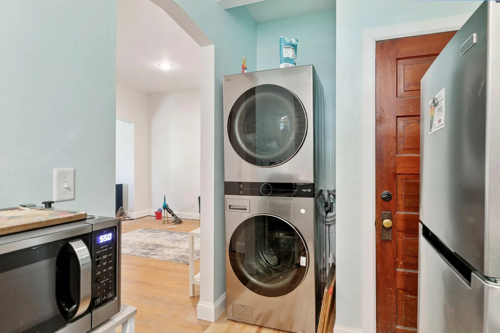 Washer and Dryer for Auxiliary Dwelling Unit.