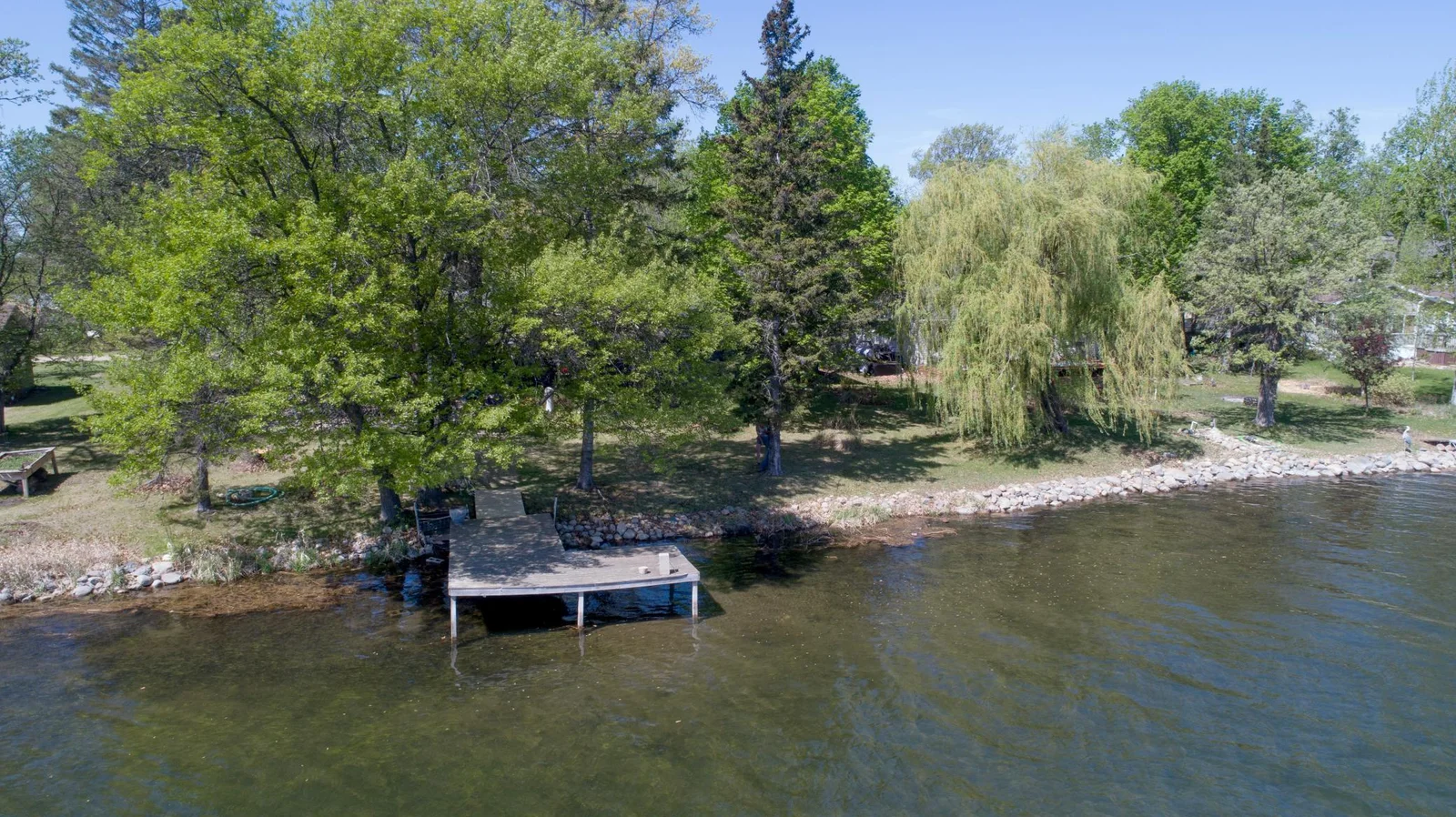 Riverside view of dock
