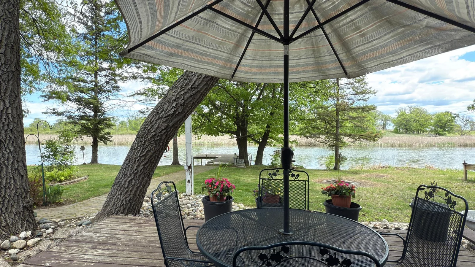 View from deck