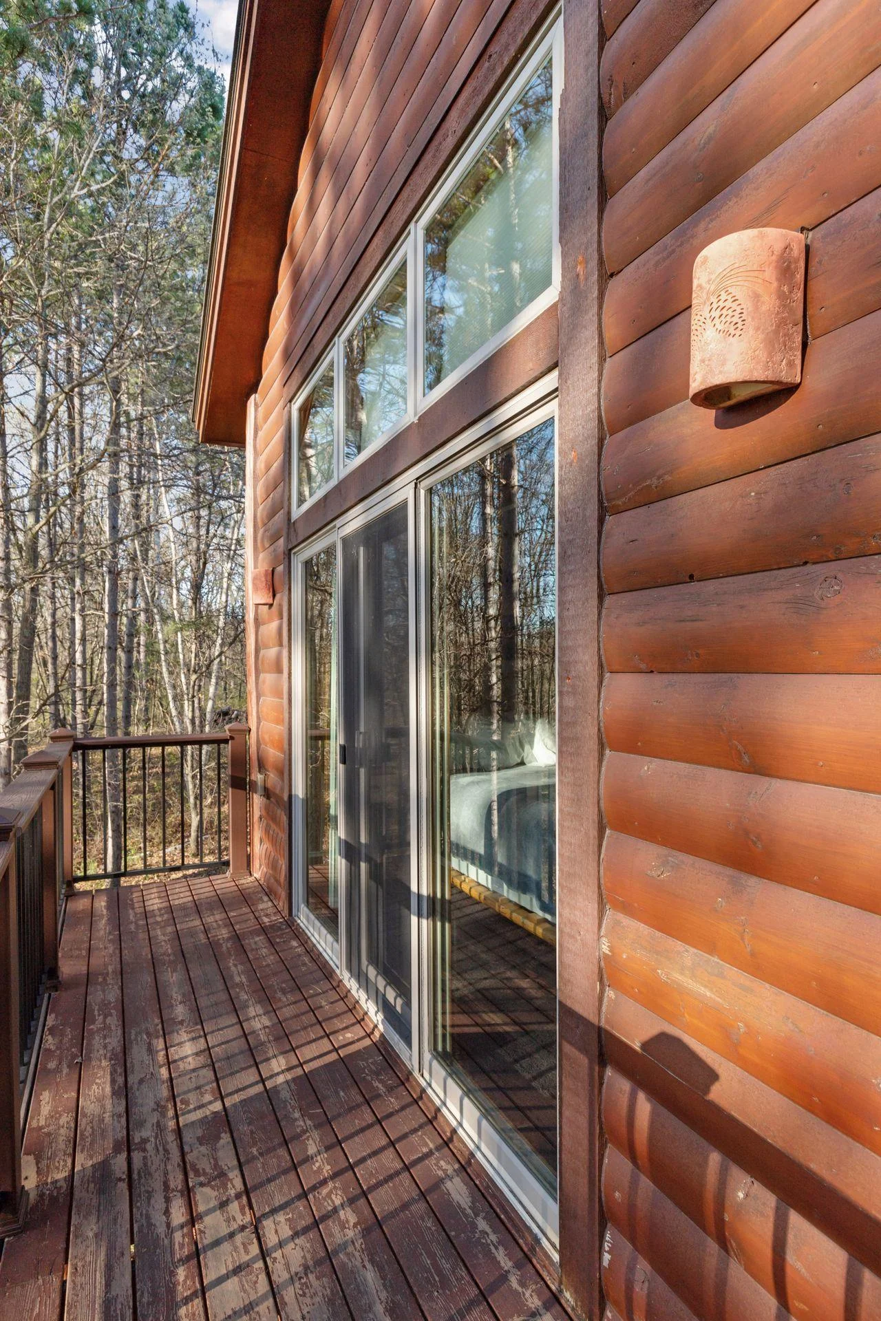 Deck access from primary bedroom