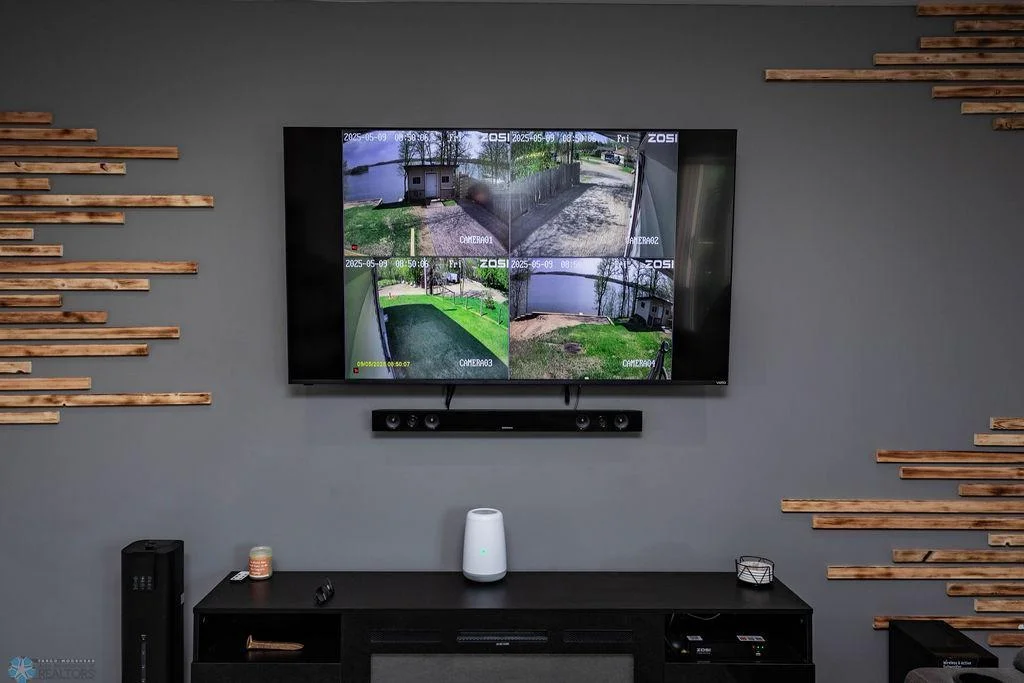 Security cameras are included
