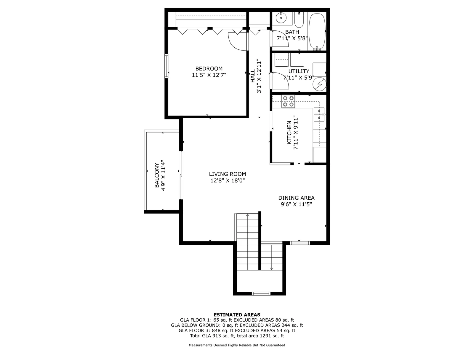 Main level living space plans