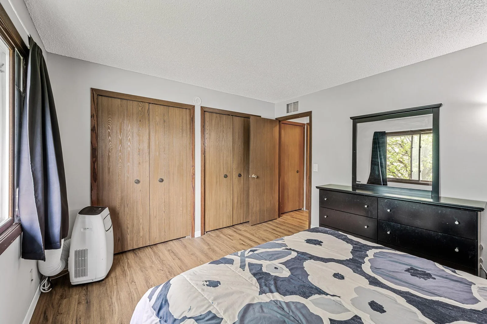Oversized bedroom with tons of closet space!