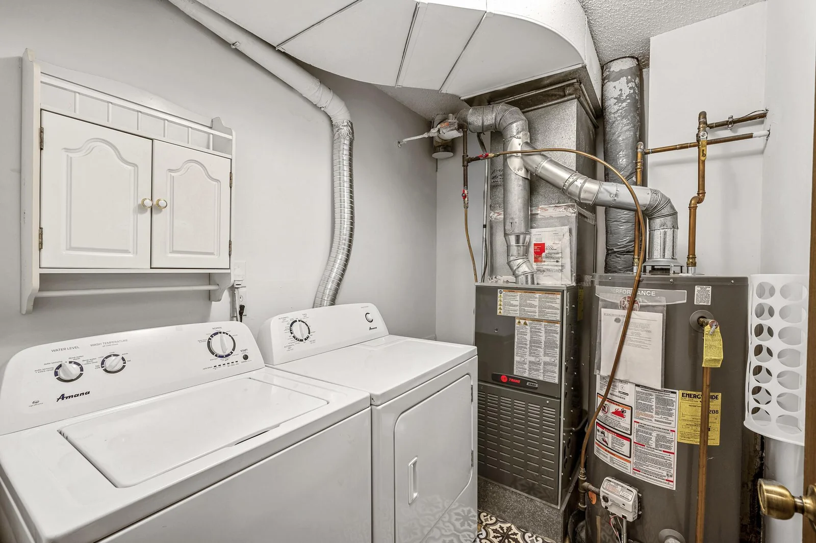 Laundry room  - with new washer and dryer!