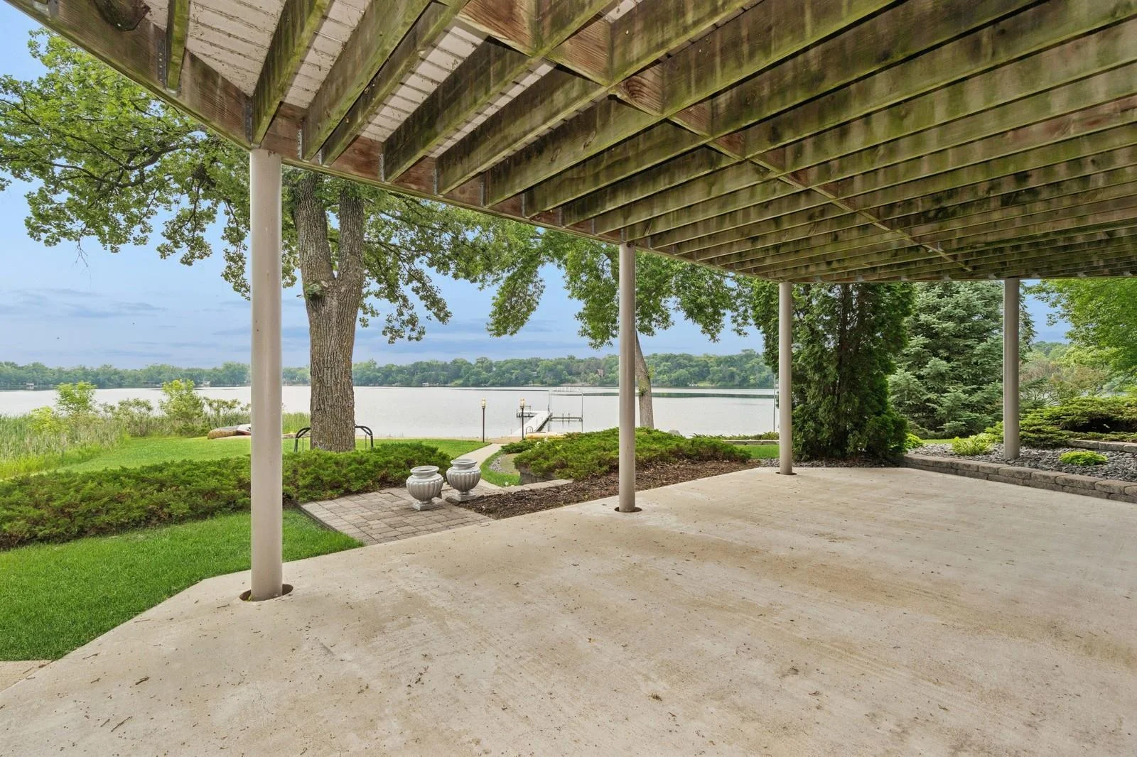 Patio + Lake View