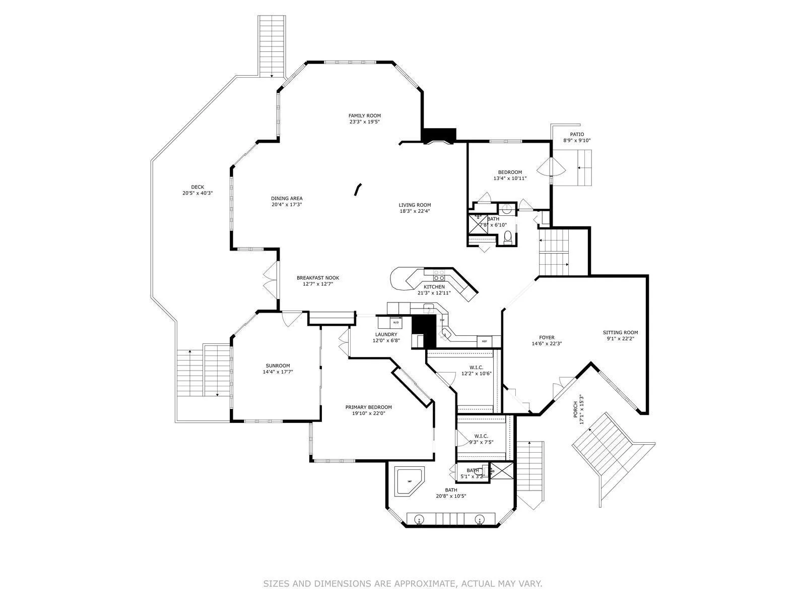 Main Level Floor Plan