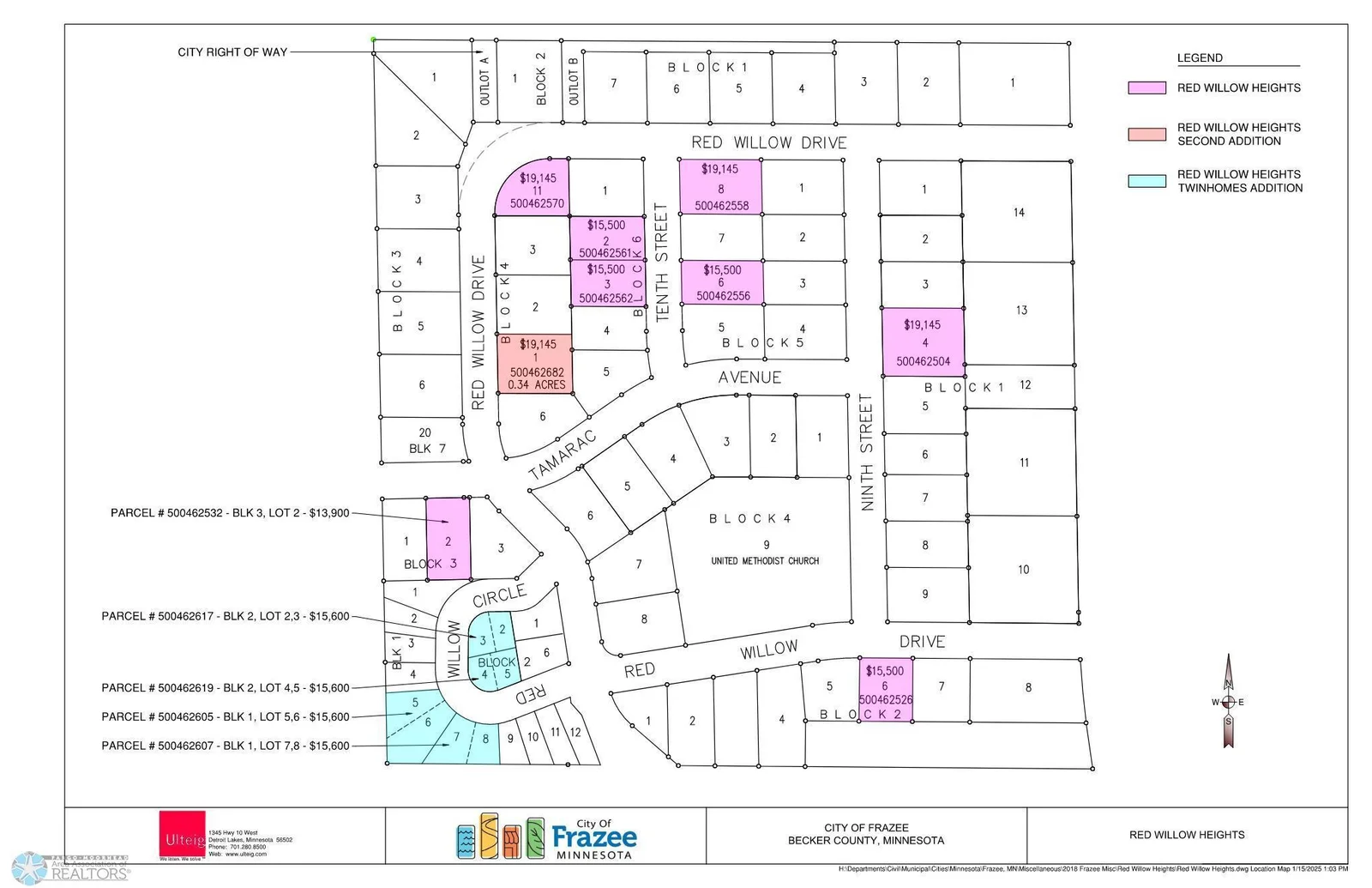 Red Willow Heights-Location Map